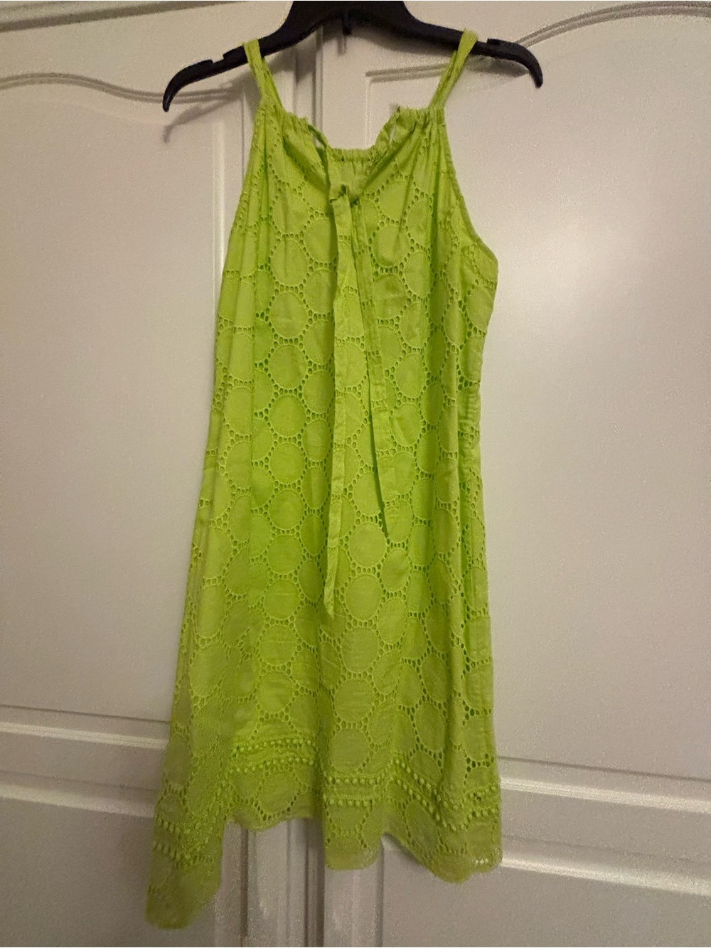 Women’s Lime Eyelet Sundress - Brand